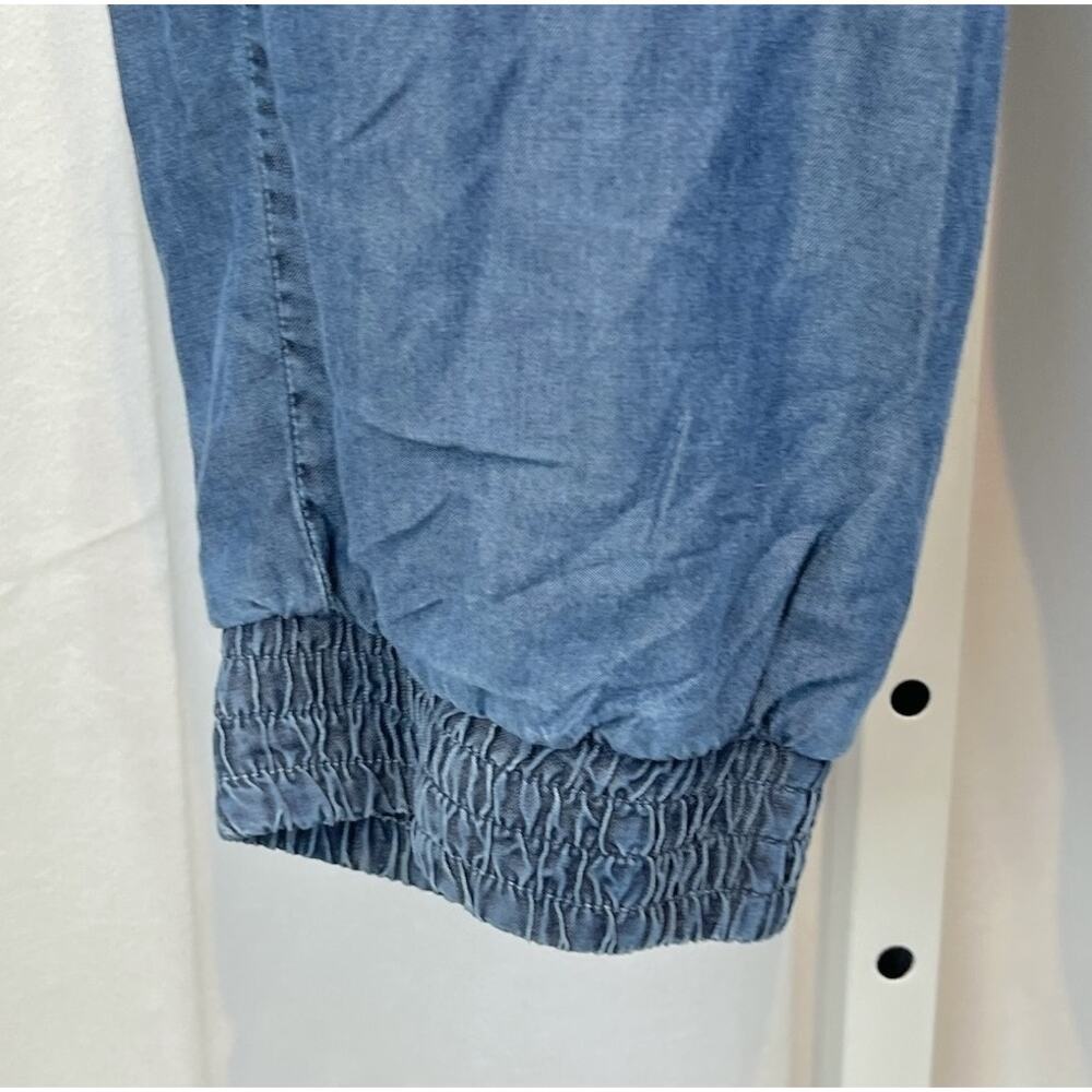 CLOTH & STONE Pull On Jogger Pants Elastic Waist Pockets Tencel USA Blue Size M - Picture 5 of 8